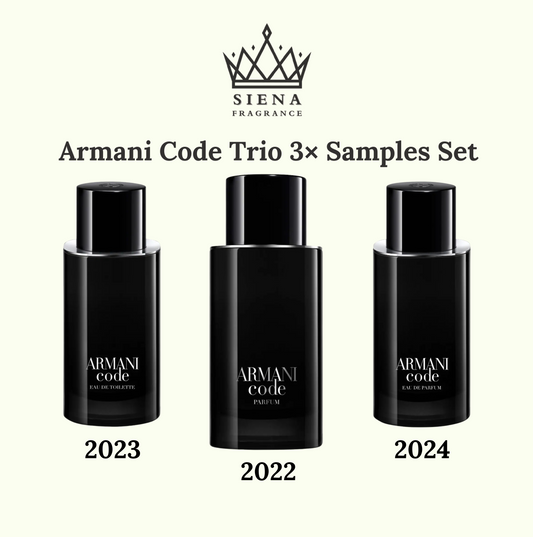 Armani Code Discovery Set (3x Versions) - Decant / Sample