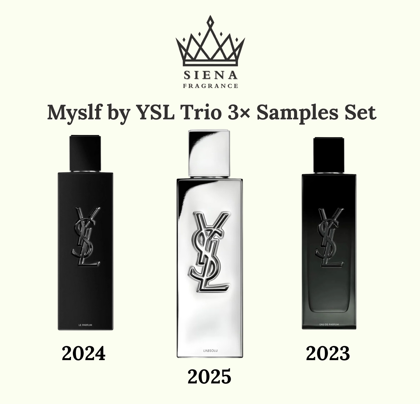 Myslf Set (3x Versions) - Decant / Sample