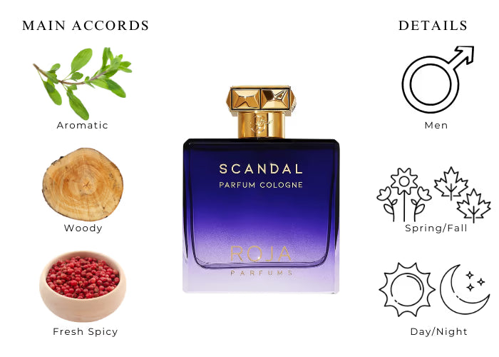 Scandal Pour Homme Parfum Cologne by Roja Dove - Decant / Sample
