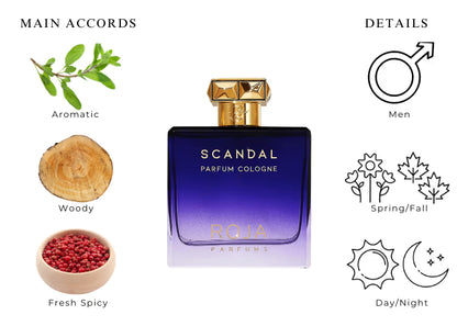 Scandal Pour Homme Parfum Cologne by Roja Dove - Decant / Sample